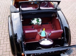 1949 Triumph Roadster for weddings in Wellingborough